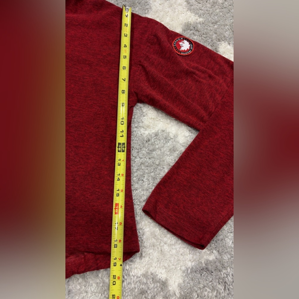 Canada Weather Gear Women's Supreme Soft Mock Neck Sweater Size Medium Red - Picture 10 of 10